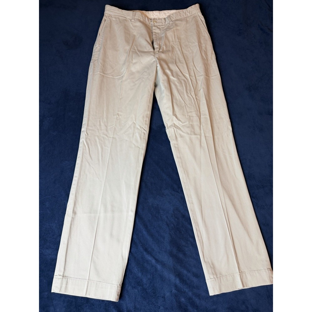 Vintage Polo Ralph Lauren Mens Prospect Chino Pants 36X34 Ivory Twill